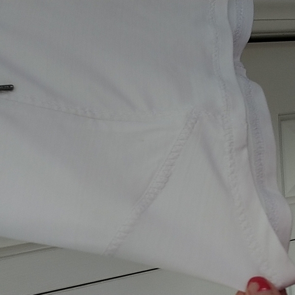 Athleta White Quarter Zip Athletic Yoga Top Jacket S - Picture 8 of 12